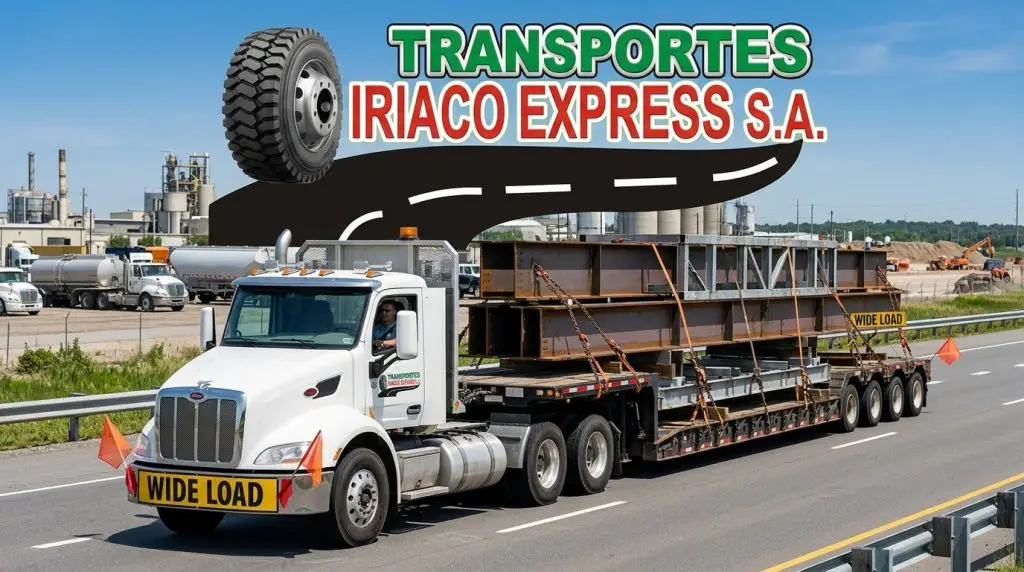 Transporte de estructuras metálicas pesadas