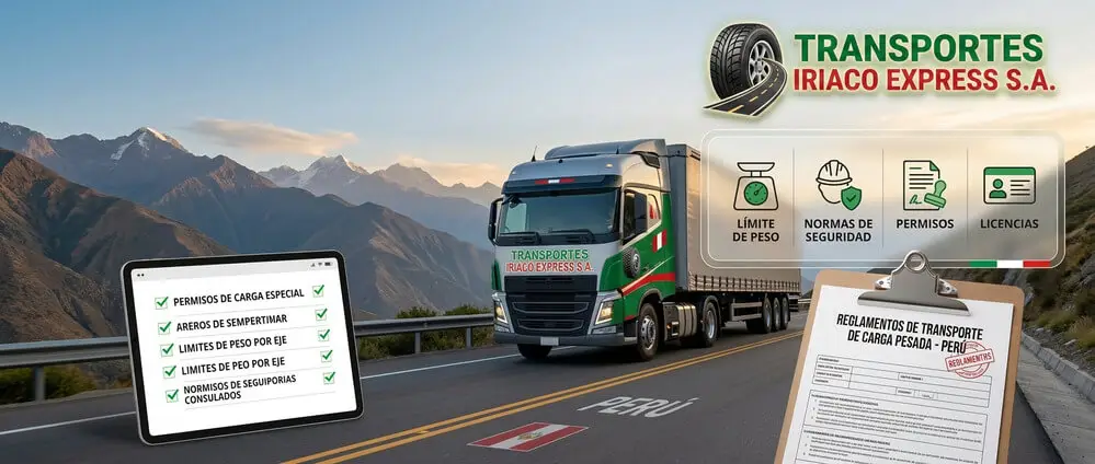 Normativas para transporte de carga pesada en Perú
